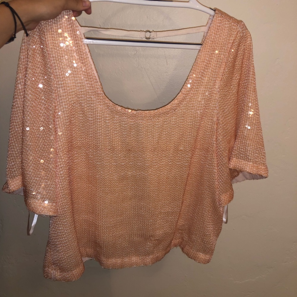Free People sparkle top